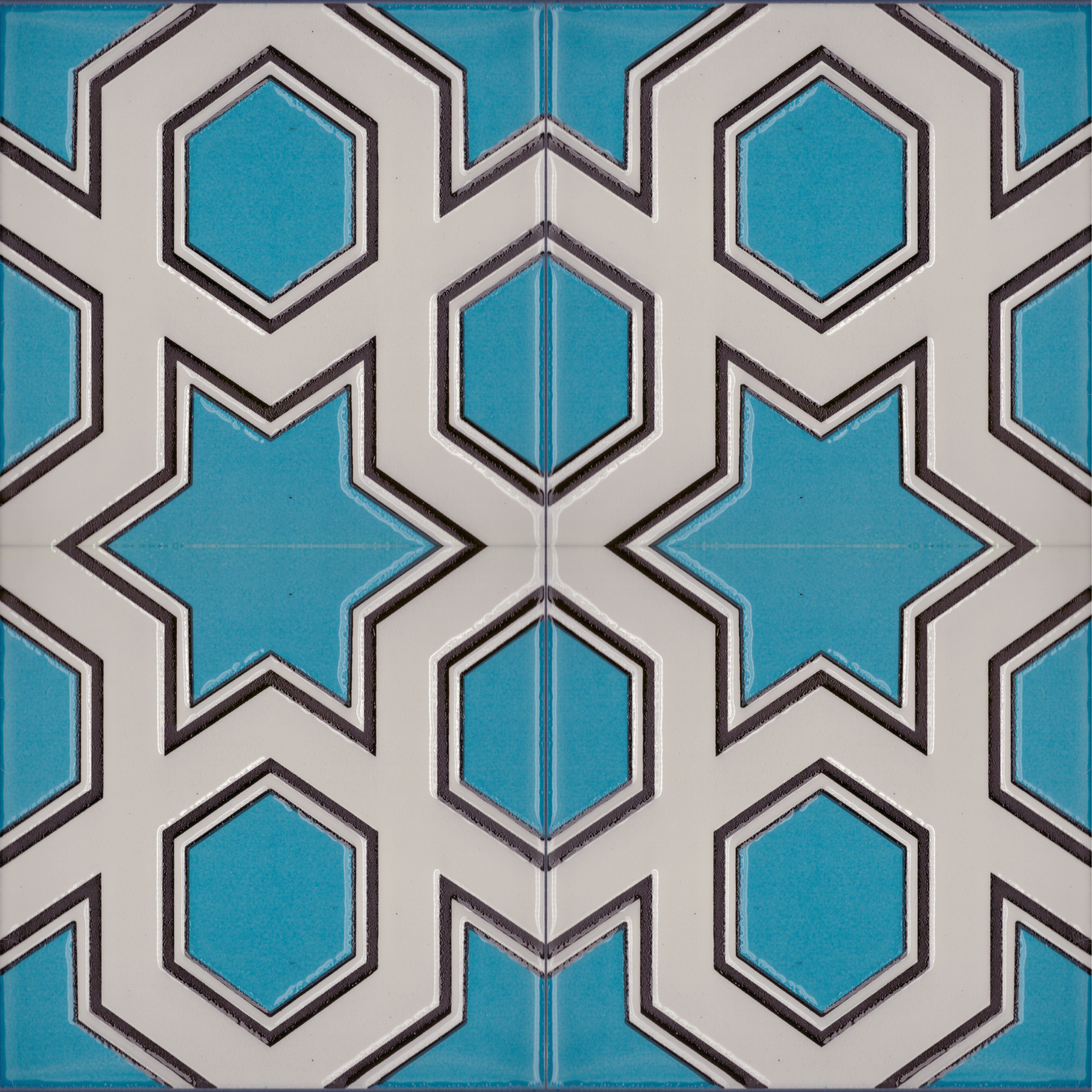 20x20 cm Çini Karo P-98